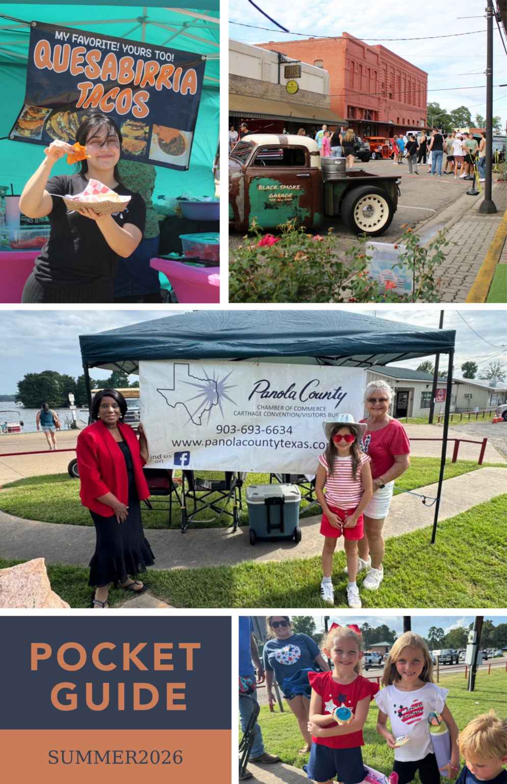 PANOLA COUNTY TEXAS CHAMBER OF COMMERCE POCKET GUIDE SUMMER 2026