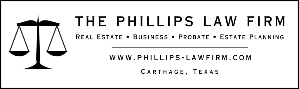 The Phillips Law Firm Platinum Partner Panola County Chamber of Commerce